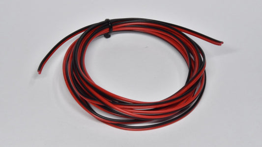 26ga - 2 Conductor Red/Black Wire - 8 Ft.