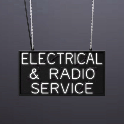 #A302 - "Electrical & Radio Service" Neon Sign