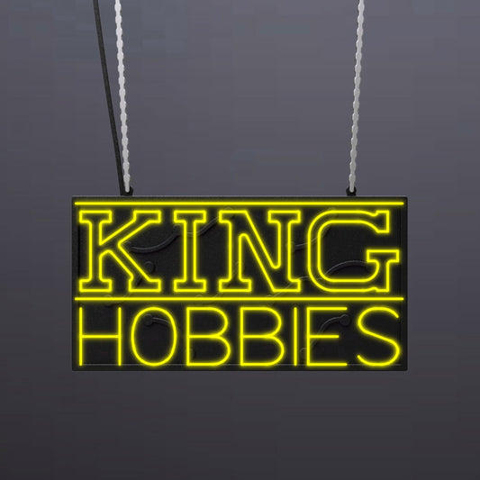 #A502 - "King Hobbies" Neon Sign