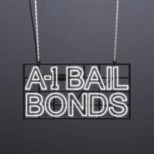 #A700 - "A-1 Bail Bonds" Neon Sign