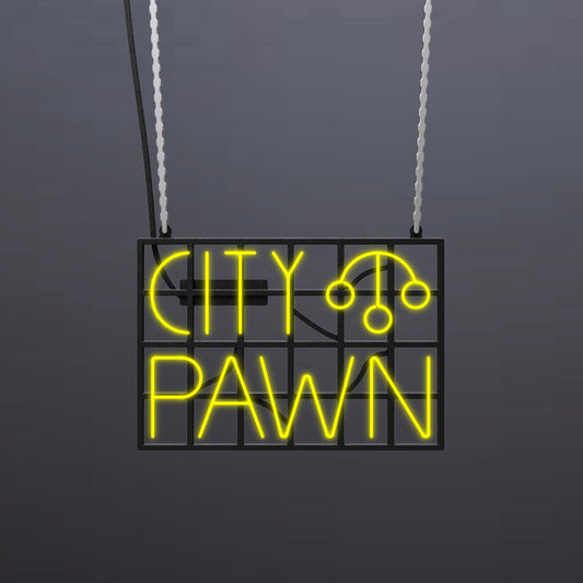 #B601 - "City Pawn" Neon Sign