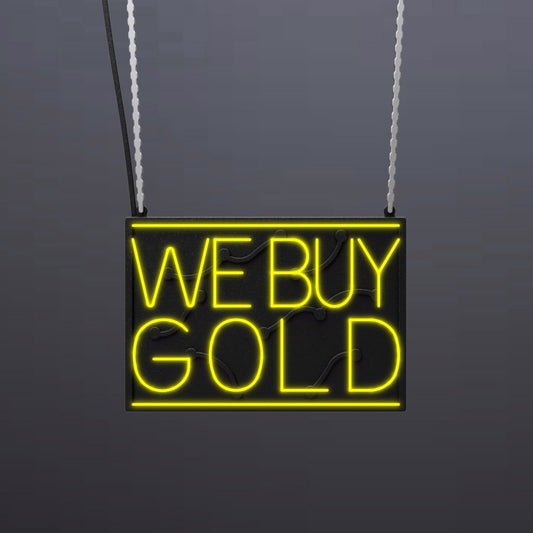 #B603 - "We Buy Gold" Neon Sign