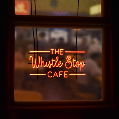 #A100 - "The Whistle Stop Cafe" Neon Sign